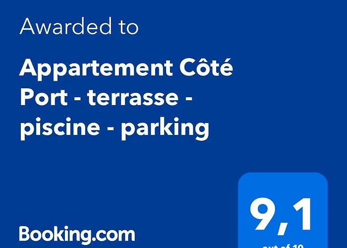 Cap\'Nomad Studio Cote Port - Terrasse - Piscine - Parking